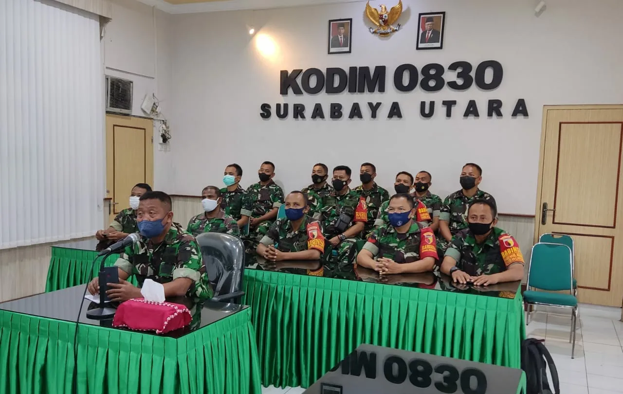 Babinsa Kodim 0830 Surabaya Utara Telusuri Pasar