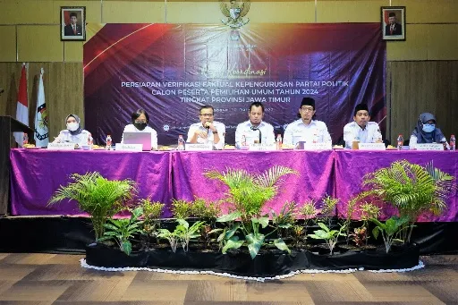 KPU Jatim Samakan Persepsi Bersama Parpol dan Stakeholder
