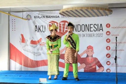 Rayakan Bulan Bahasa 2022, Elyon Ajak Siswa Aktif  Berbahasa Indonesia 