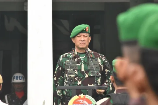 Amanat KASAD Dibacakan Danrem 084/BJ Saat Upacara Bendera