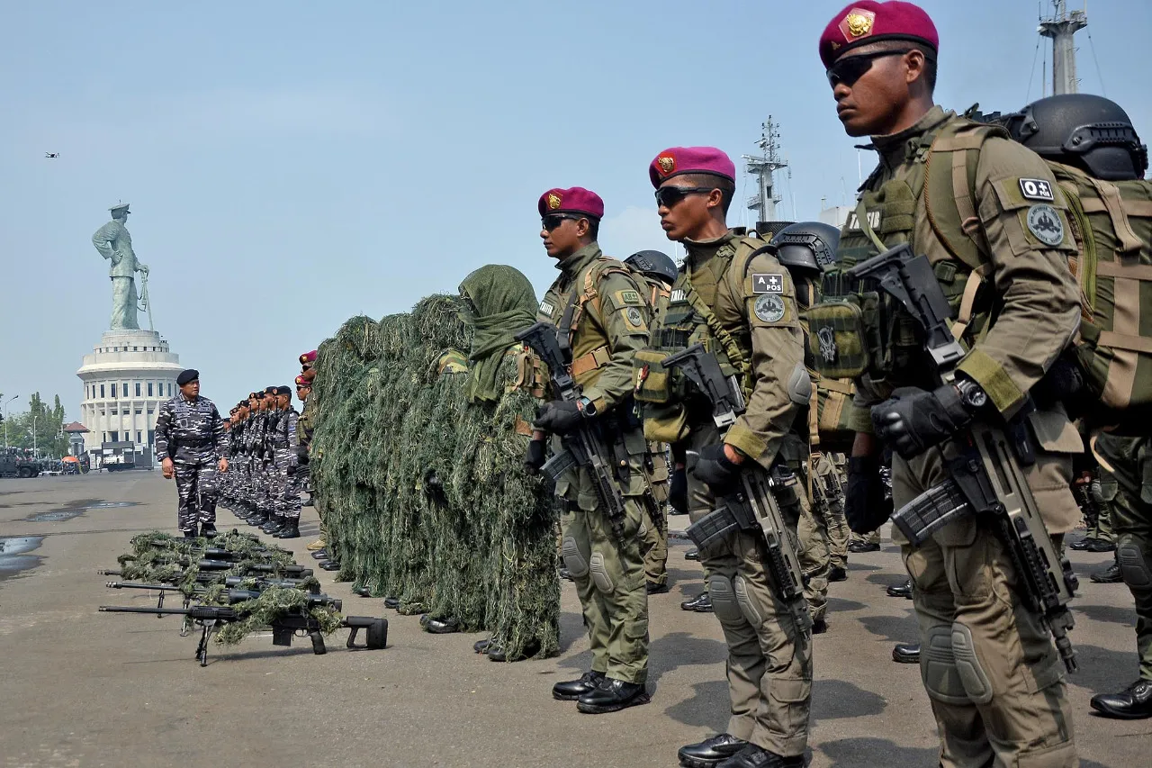 KASAL Cek Kesiapan Satgasla TNI AL