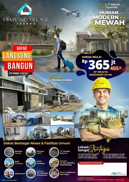 Diamond Village Juanda Hunian Nyaman dari PT Araya Berlian Perkasa