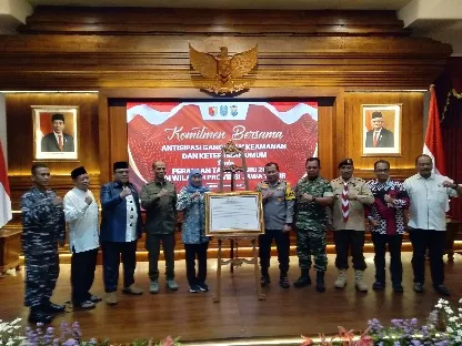 Gubernur, Kapolda dan Pangdam MoU Antisipasi Gangguan di Tahun Baru