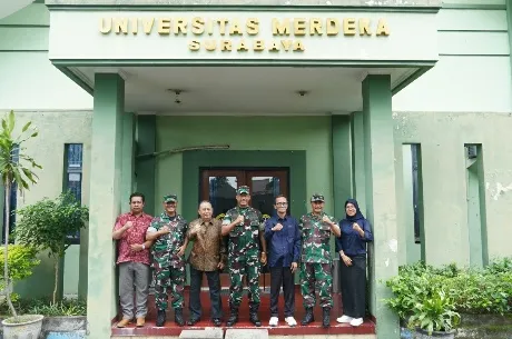 Danrem 084/BJ Bertandang ke Universitas Merdeka Surabaya
