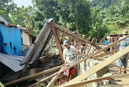 23 Rumah Warga Mamuju Rusak Diterjang Angin Kencang
