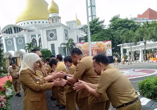 Gubernur Khofifah Ucapkan Terimakasih Atas Kinerja OPD Pemprov Jatim