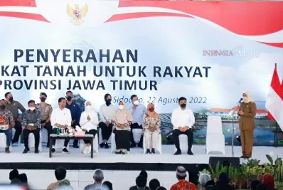 Khofifah Apresiasi Kerja Keras BPN Se-Jatim, Kepala Daerah dan Warga