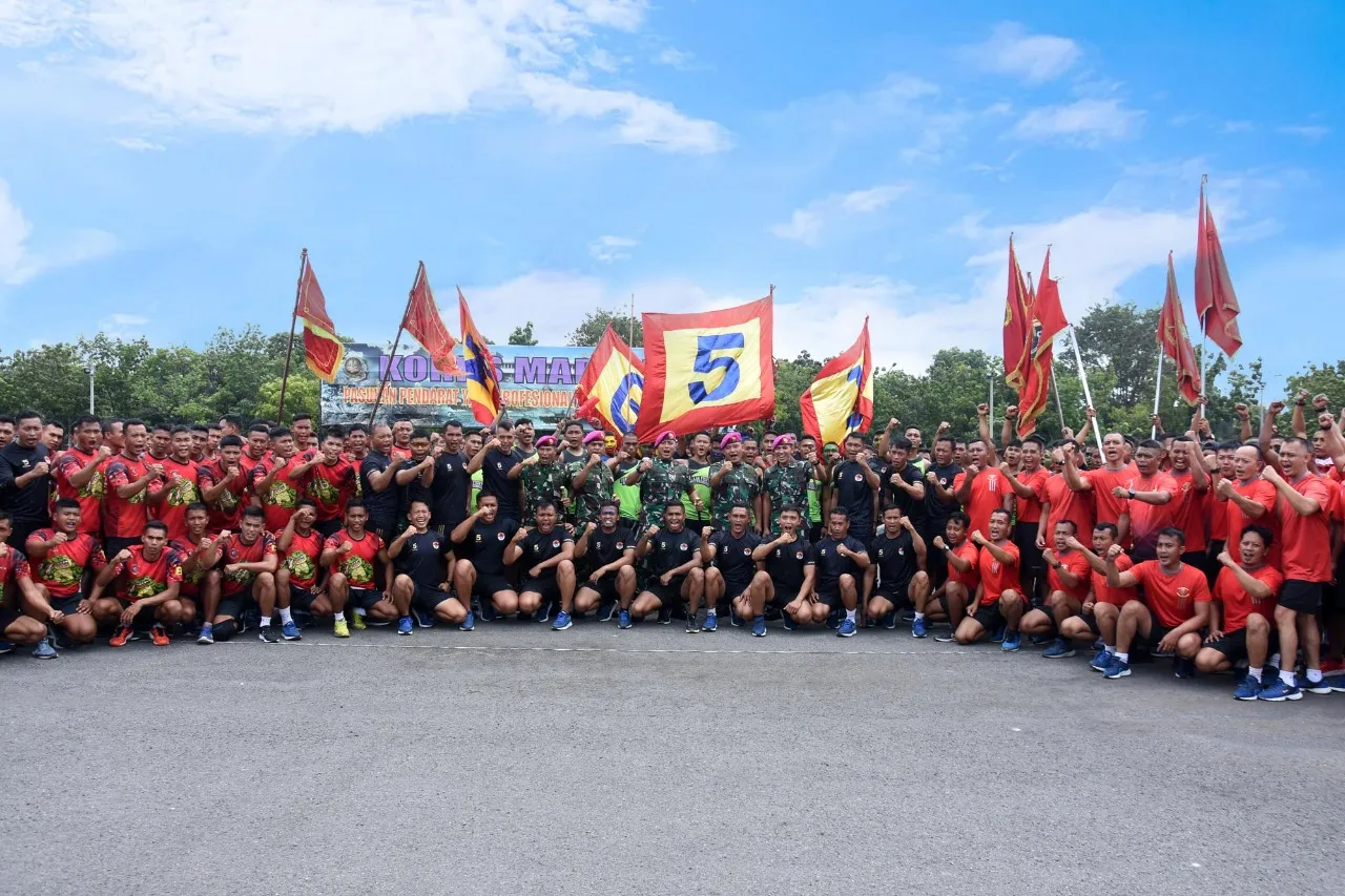 Jelang HUT ke-60, Brigif 2 Marinir Gelar Berbagai Perlombaan