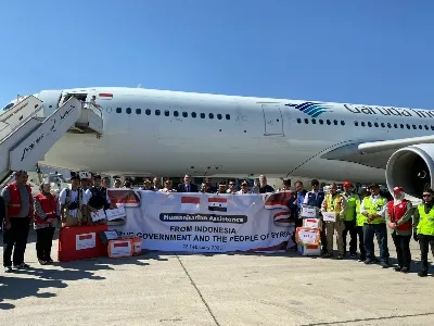 75 Ton Bantuan Logistik Indonesia untuk Pemerintah Suriah 