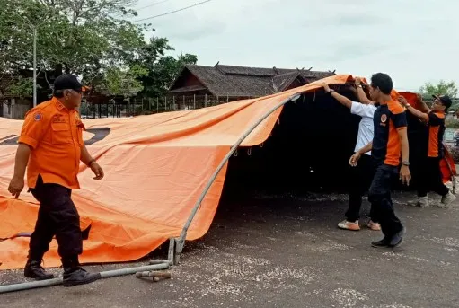 BPBD Barito Selatan Siaga di Lokasi Terdampak