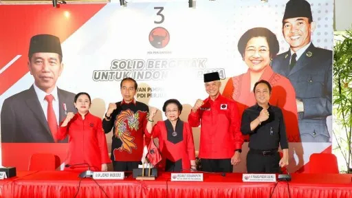 Megawati Soekarnoputri Umumkan, Ganjar Pranowo calon Presiden dari PDIP