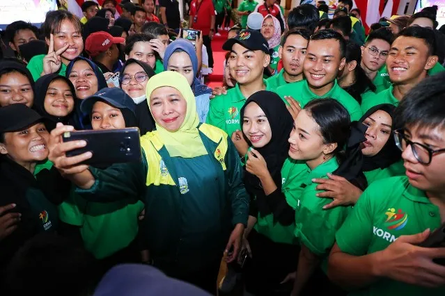 Gubernur Khofifah Optimis Raih Hasil Terbaik dan Membanggakan