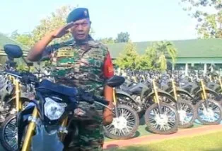 Pangdam V Brawijaya Kirim Motor Trail untuk Makodim Sampang 