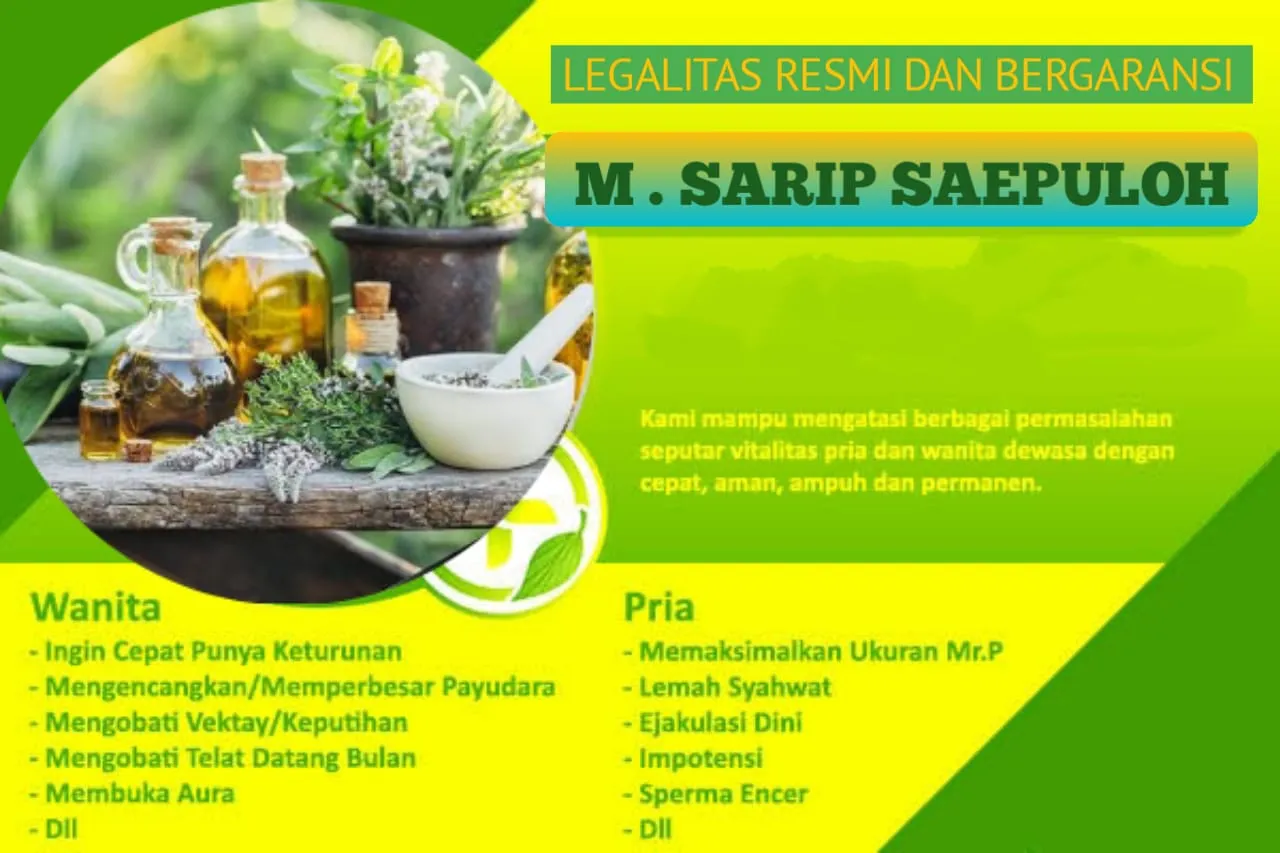 Pengobatan Alat Vital Bandar Lampung, M Sarip Saepuloh