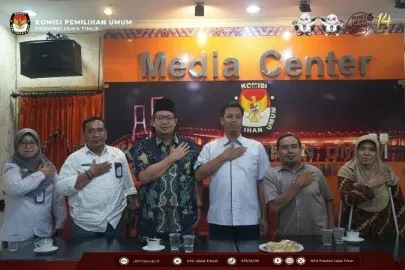 Fungsionaris PPUAD Audiensi ke KPU Provinsi Jawa Timur