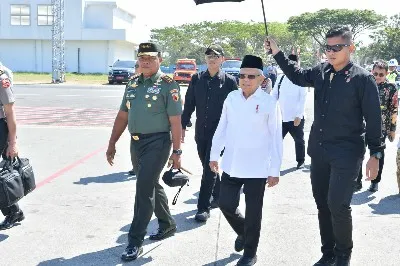 Pangdam Brawijaya Dampingi Kunjungan Wapres RI di Sumenep