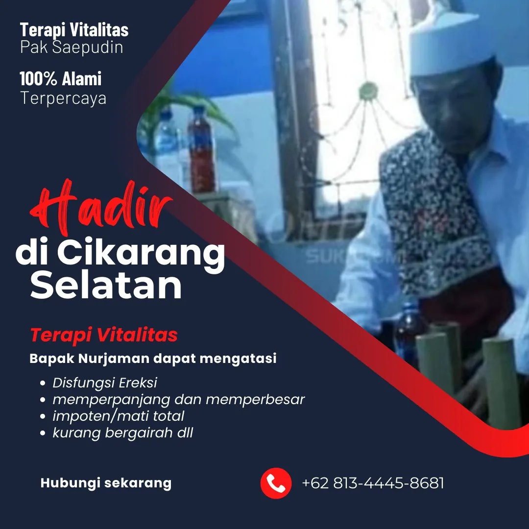 Pengobatan Alat Vital Cikarang H Saefudin Ahli Waris Mak Erot