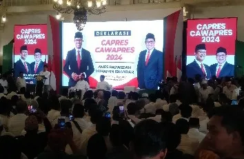 Deklarasi Capres-Cawapres Anies-Muhaimin Digelar di Hotel Majapahit