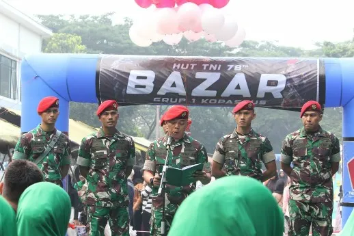 Masyarakat Serbu Markas Grup 1 Kopassus, Hadiri Bazar Murah 