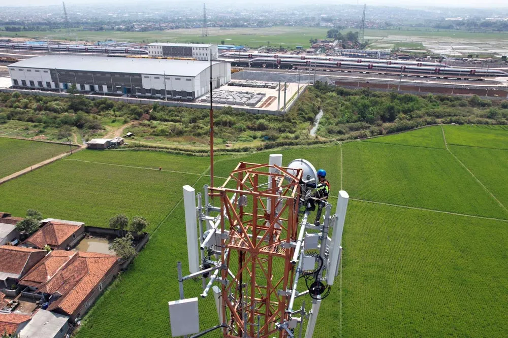 Jaringan XL Axiata Jalur Kereta Cepat Jakarta-Bandung Aman