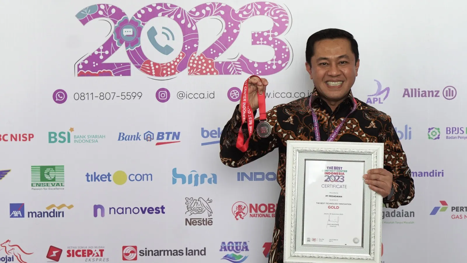 Pegadaian Borong 5 Penghargaan di The Best Contact Center Indonesia