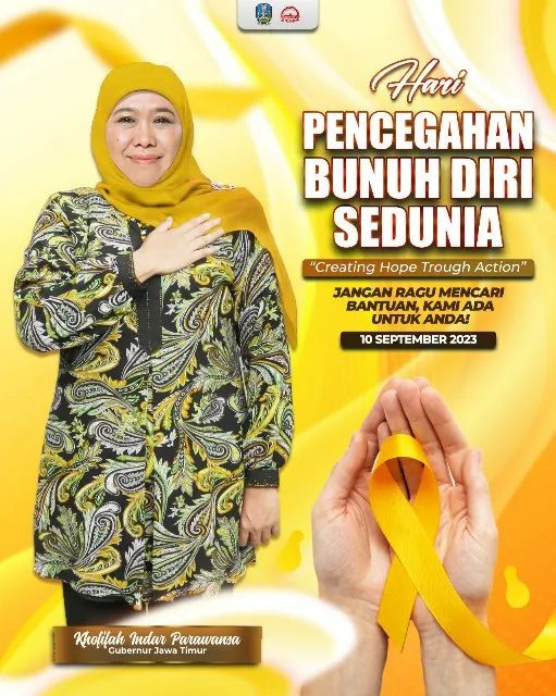 Khofifah: Cegah bunuh diri bisa dilakukan dari lingkungan terkecil