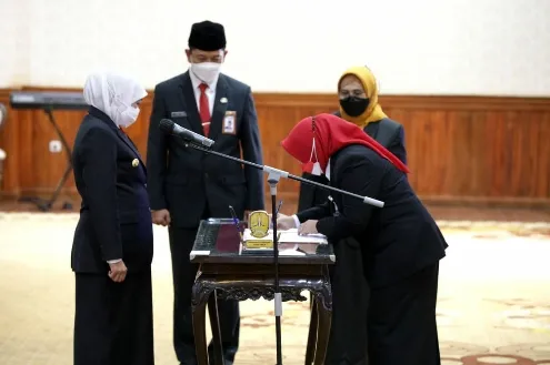 Sestama BNPB Lantik Kapusdatinkom Baru