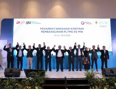 Anak Perusahaan PLN NP Bangun PLTMG 50 MW di Batam