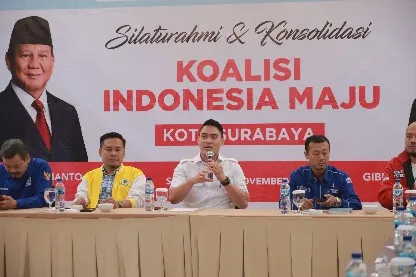 Gerindra Surabaya Gelar Konsolidasi, Siap Menangkan Prabowo-Gibran