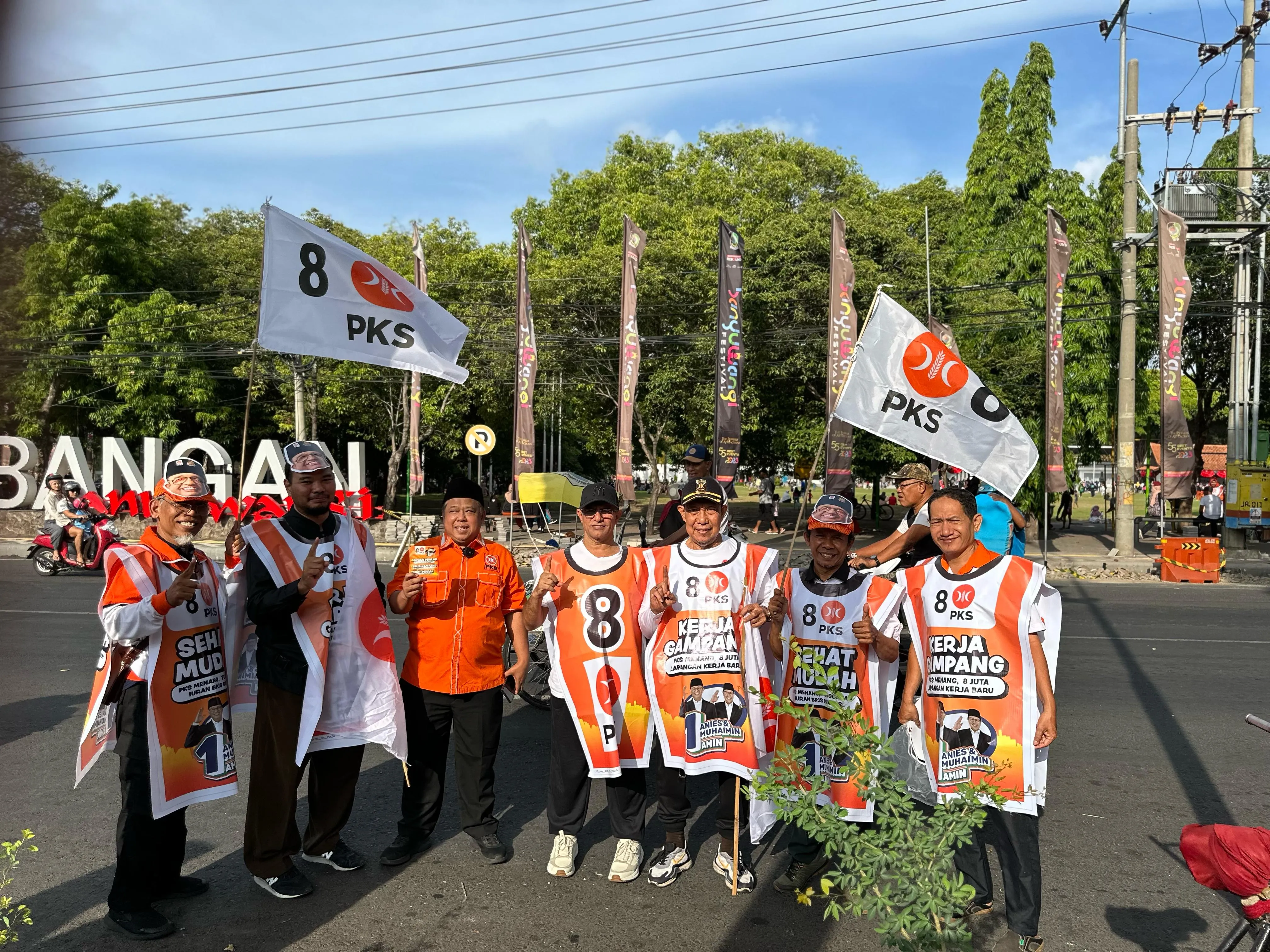 PKS Jatim Kampanyekan Gagasan lewat Flashmob