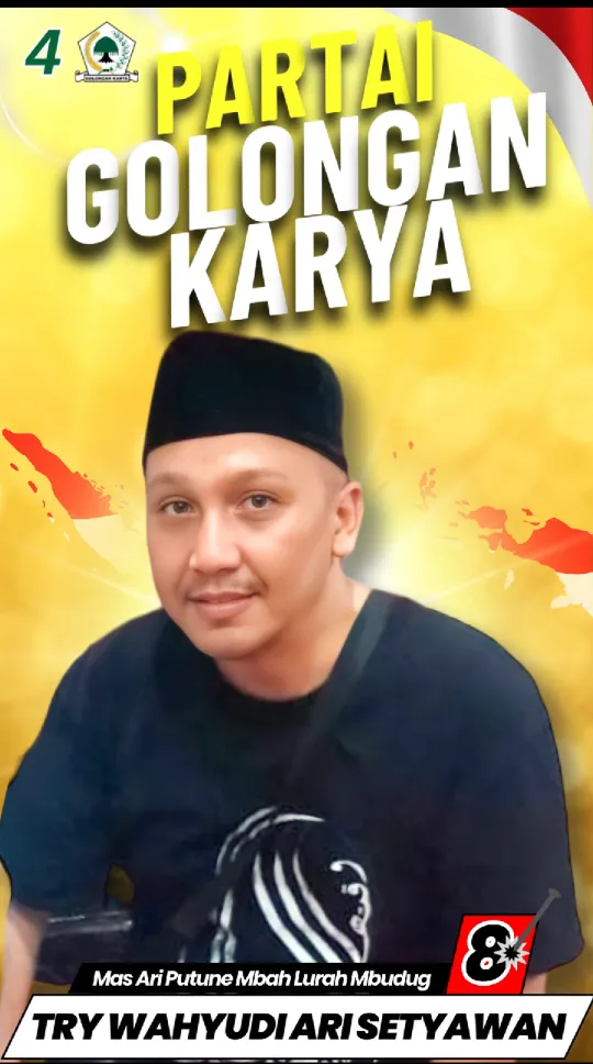 Mas Ari Caleg Dapil Ngawi Partai Golkar Siap Mbelo Wong Ndeso 