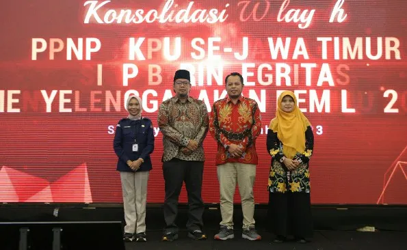 986 Pegawai Sekretariat KPU seJatim Ikuti Konsolidasi Wilayah
