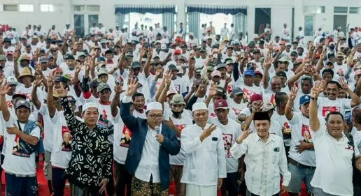 Ratusan Tukang Becak Di Sumenep Dukung Ganjar-Mahfud Di Pilpres 2024