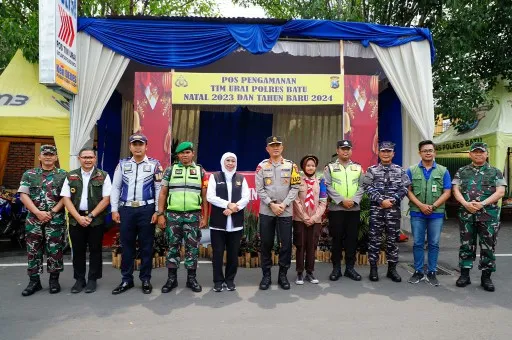 Gubernur Khofifah: Masyarakat Aman dan Nyaman di Liburan Tahun Baru 