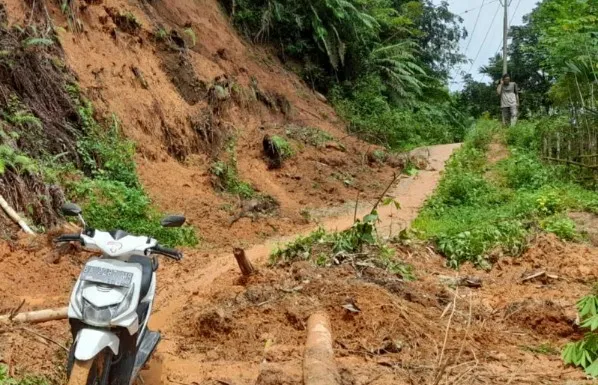 Pemotor Meninggal Dunia Tertimpa Longsor di Kabupaten Tanah Datar