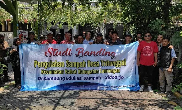 Warga Lamongan Belajar Kelola Sampah di Kampung Edukasi Sampah Sidoarjo