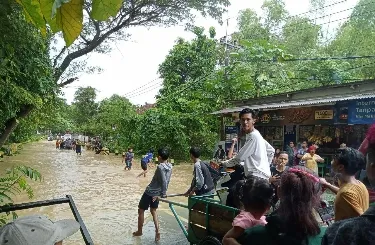 Banjir di Kota Pangkalpinang, 458 Rumah Warga Terendam 