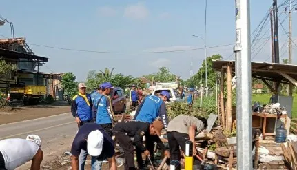 Pasca Bencana Alam Tagana Ponorogo Ambil Bagian Misi Sosial Kemanusiaan