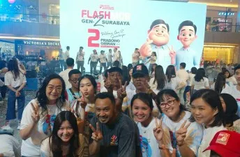 Goyang Gemoy Dukung Prabowo-Gibran Satu Putaran