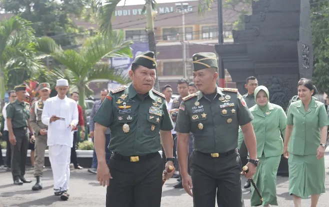 Mayjen TNI Rafael Kunker ke Korem 083/Baladhika Jaya