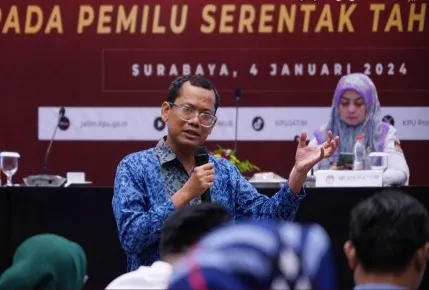 KPU Jatim Koordinasi Penyampaian LADK, Kampanye Rapat Umum dan Iklan