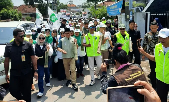 Ajak Waspadai Pencuri Suara, Kentongan Jadi Senjata