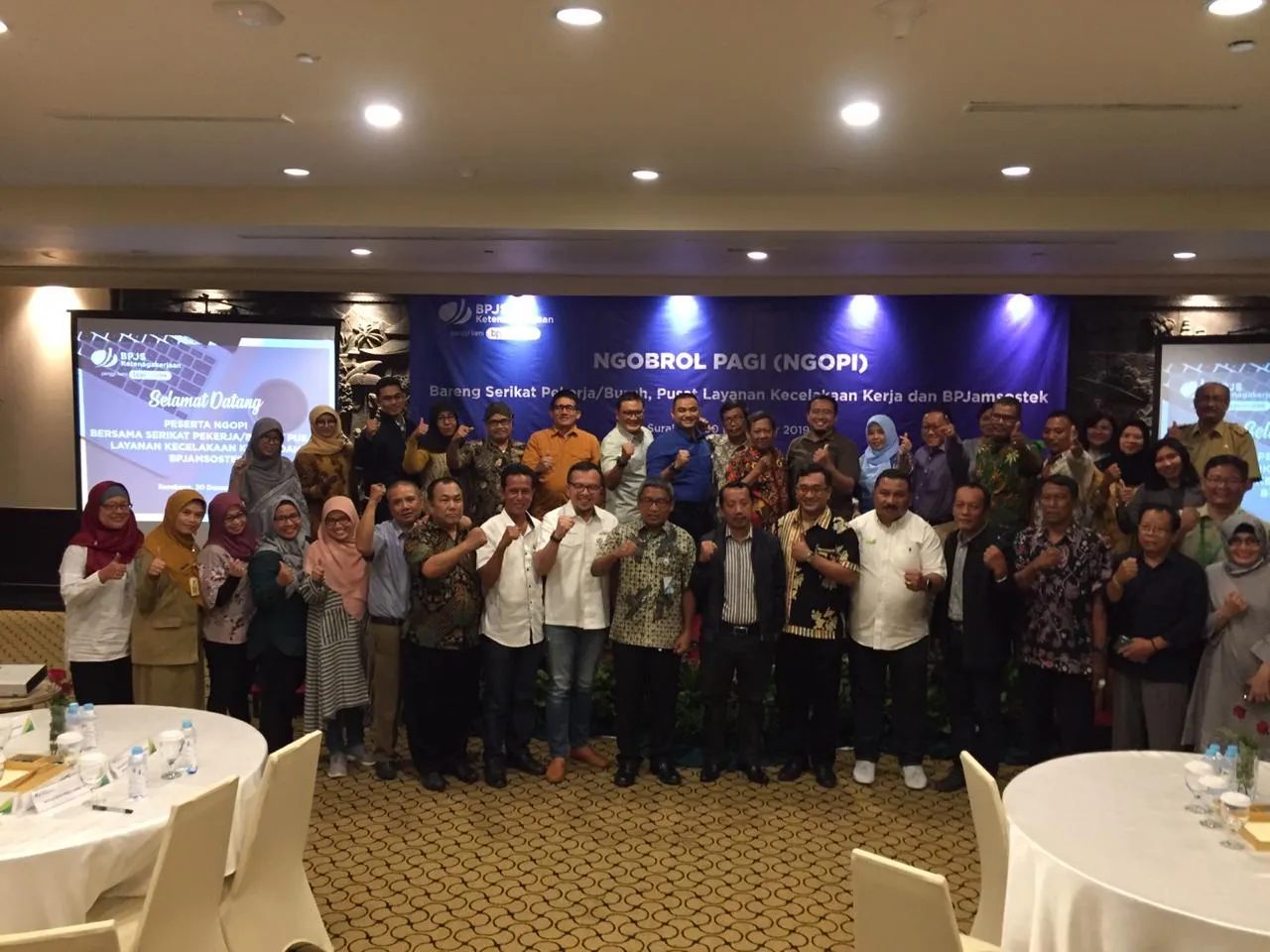 BPJAMSOSTEK Ngopi Bareng SP/SB, PLKK Jawa Timur