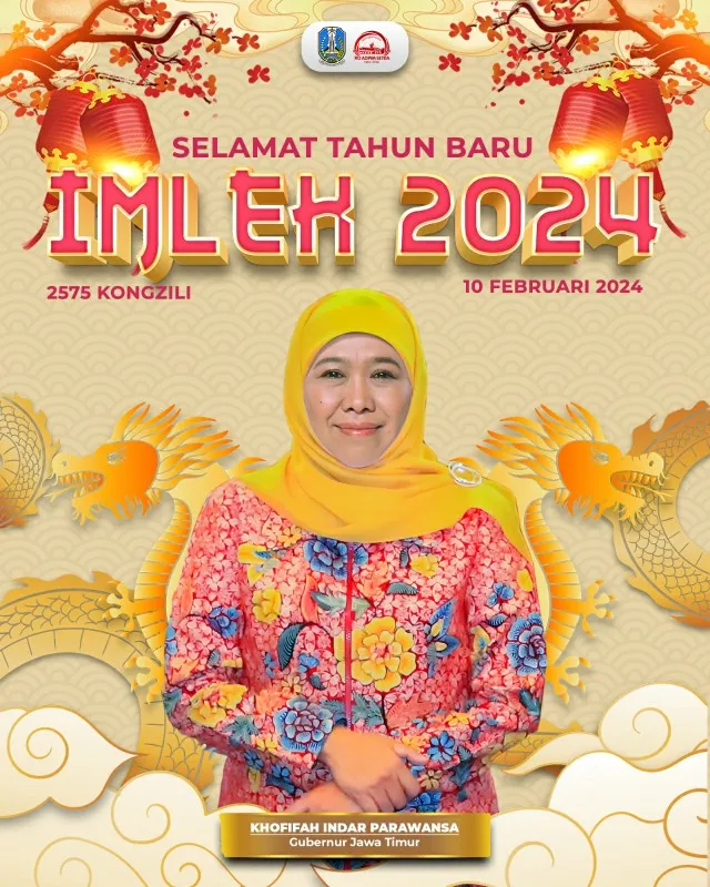 Ini Pesan Penting Gubernur Khofifah di Tahun Baru Imlek 2024