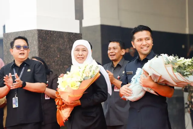 Gubernur Khofifah Berterima Kasih, Pesan Jaga dan Kembangkan Prestasi