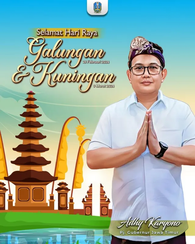 Pj Gubernur Adhy Ajak Umat Hindu Raih Kemenangan Dharma