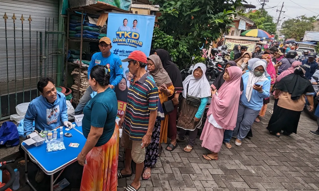 TKD Jatim Prabowo Gibran Beri Perhatian Khusus Warga Pasca Banjir