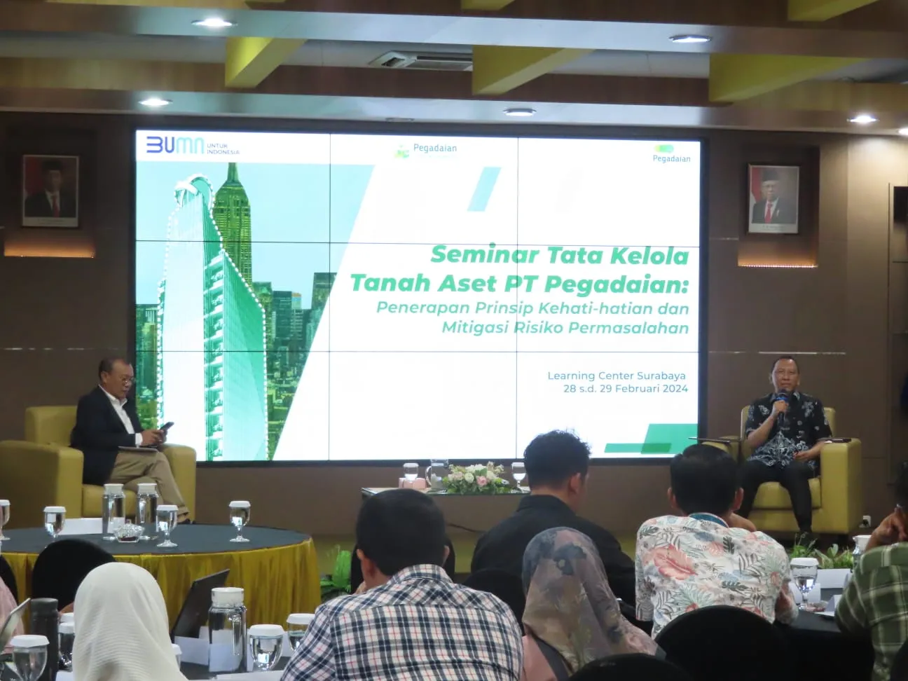 PT Pegadaian Gelar Seminar Tata Kelola Tanah Aset di Surabaya