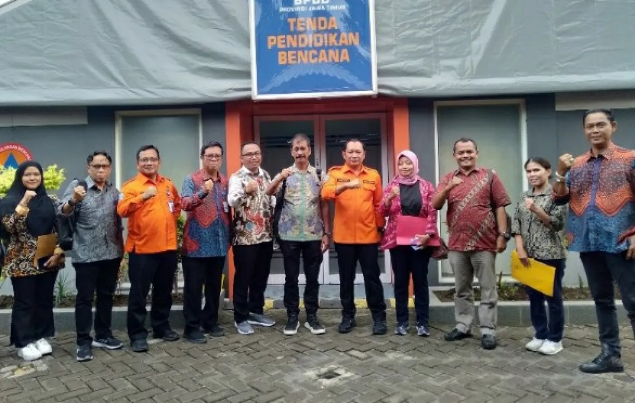 Studi Tiru dan Sharing Program, BPBD Se-Kaltim Kunjungi BPBD Jatim