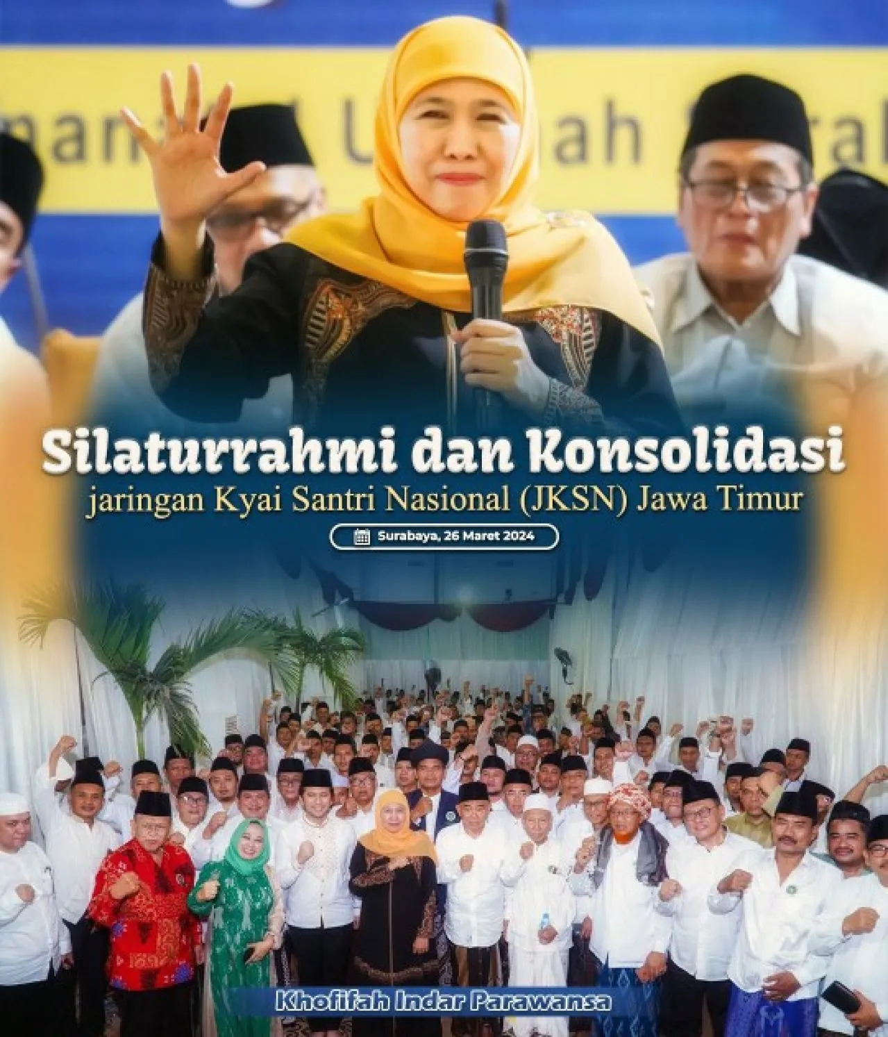 JKSN Jatim Deklarasikan Dukungan Khofifah-Emil Dua Periode